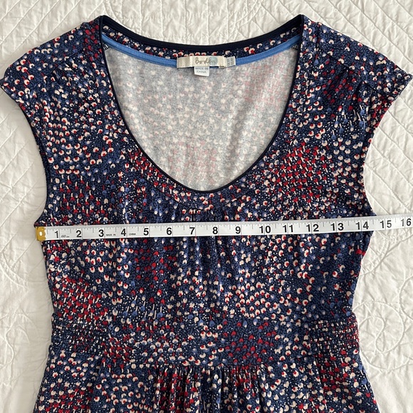 Boden Margot Cap Sleeve Casual Dress Scoop Neck Women’s 4 WH978 - Picture 6 of 10